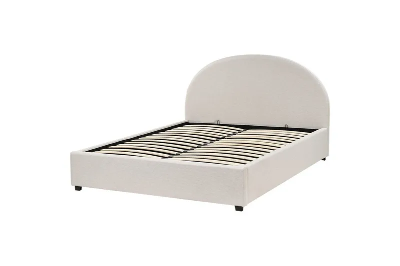 Sängram Ljusbeige 160x200 - Møbler - Senger - Senger med oppbevaring