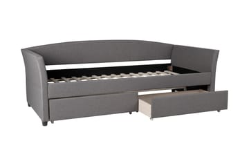Seng Genesis 90x200 cm - Grå - Møbler - Senger - Senger med oppbevaring