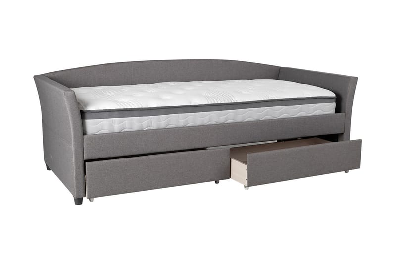 Seng Genesis 90x200 cm - Grå - Møbler - Senger - Senger med oppbevaring