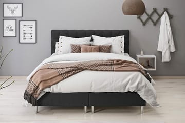 Seng med Oppbevaring Suset 180x200 - Mørkegrå - Møbler - Senger - Senger med oppbevaring