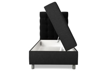 Seng med Oppbevaring Suset 80x200 - Mørkegrå - Møbler - Senger - Enkeltsenger