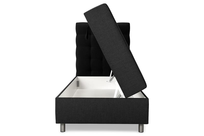 Seng med Oppbevaring Suset 80x200 - Mørkegrå - Møbler - Senger - Enkeltsenger