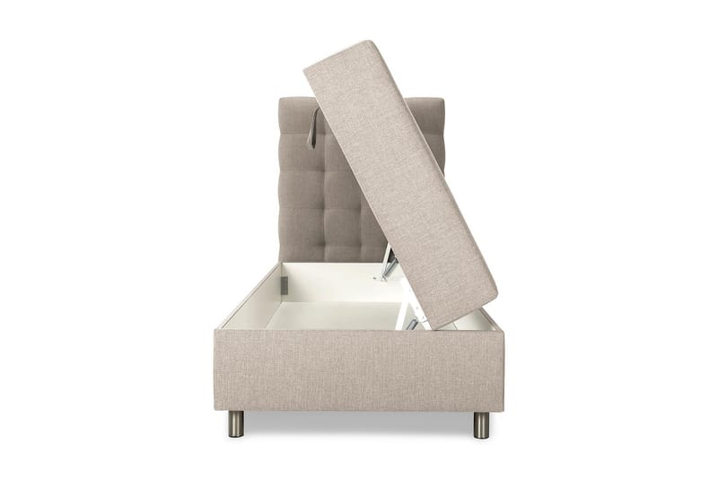 Seng med Oppbevaring Suset 90x200 - Beige - Senger med oppbevaring - Komplett sengepakke