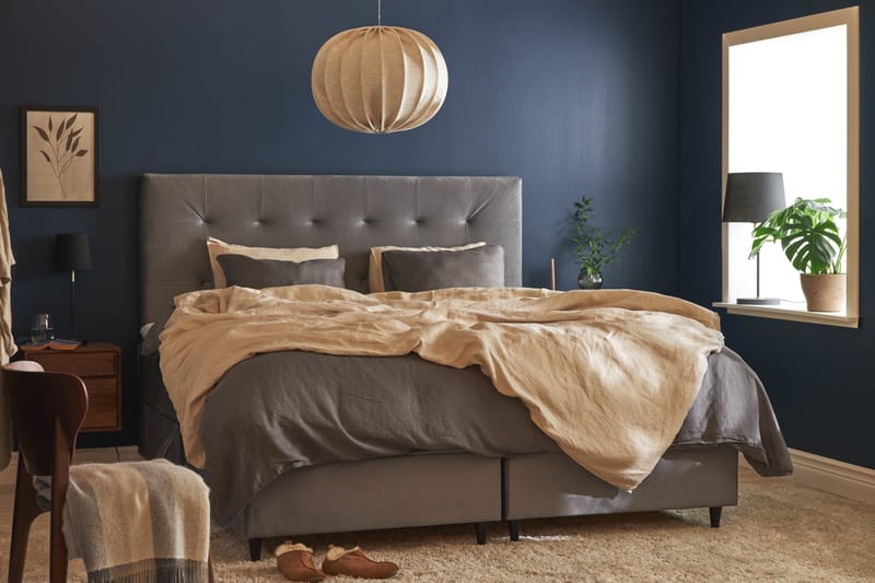 Sengepakke Chilla Pluss Oppbevaringsseng 180x200 cm  - Grå - Møbler - Senger - Senger med oppbevaring
