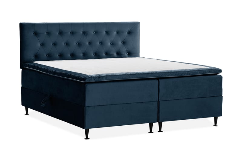 Sengepakke Chilla Pluss Oppbevaringsseng 180x200 cm - Mørkeblå - Møbler - Senger - Senger med oppbevaring