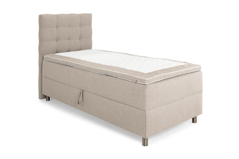 Sengepakke Suset 80x200 - Beige - Møbler - Senger - Senger med oppbevaring - Dobbeltseng med oppbevaring