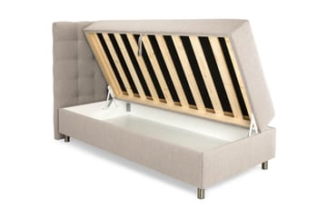Sengepakke Suset 80x200 - Beige - Møbler - Senger - Senger med oppbevaring - Dobbeltseng med oppbevaring