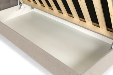 Sengepakke Suset 80x200 - Beige - Møbler - Senger - Senger med oppbevaring - Dobbeltseng med oppbevaring
