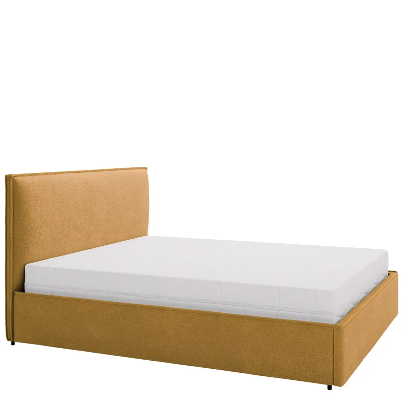 sengeramme BIANCO Grant 9 160 x 200 cm - sennepsgul - Møbler - Senger - Senger med oppbevaring