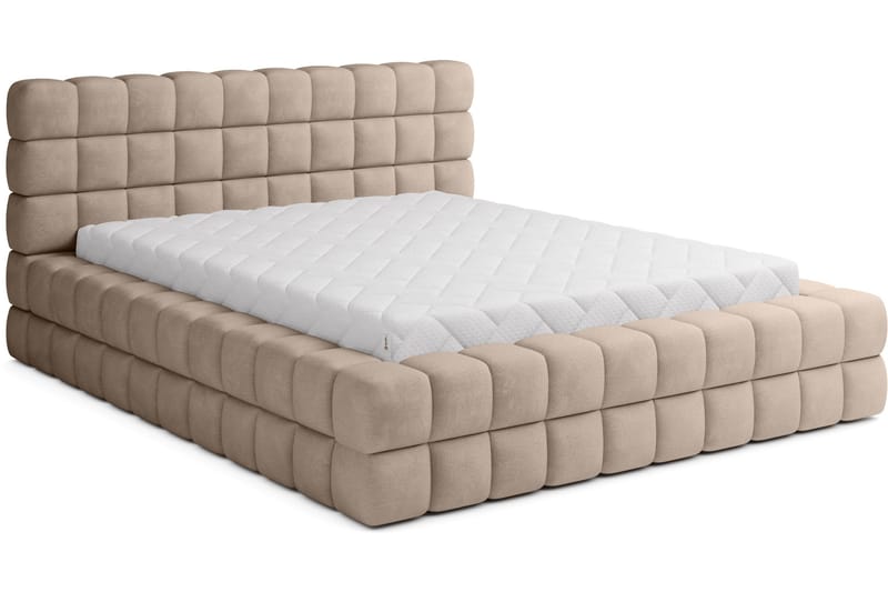 Sengeramme Dizzle 160x200 cm - Beige - Møbler - Senger - Sengeramme & sengestamme
