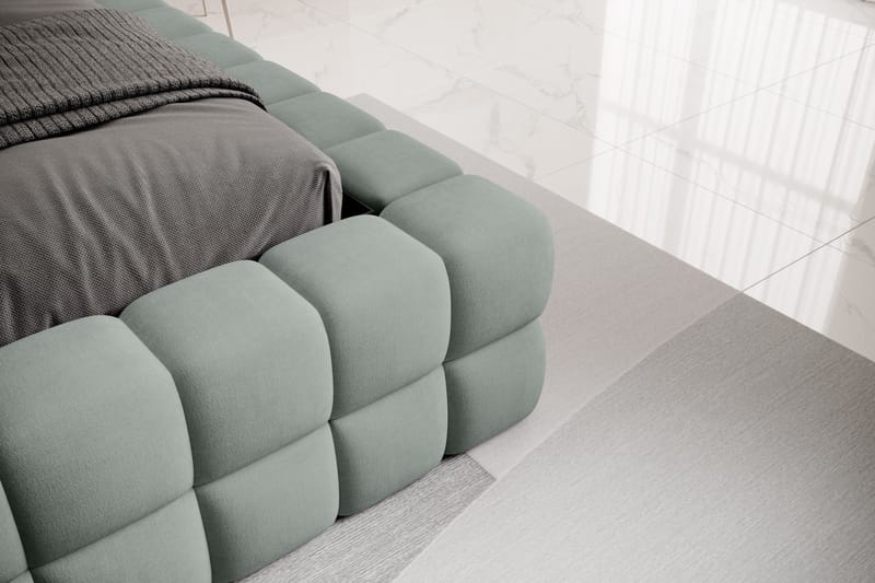 Sengeramme Dizzle 160x200 cm - Grønn - Møbler - Senger - Senger med oppbevaring