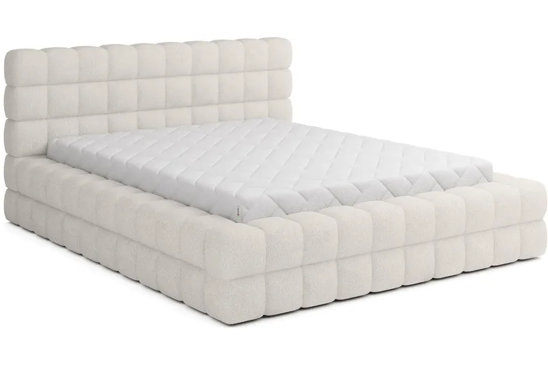 Sengeramme Dizzle 160x200 cm, Hvit