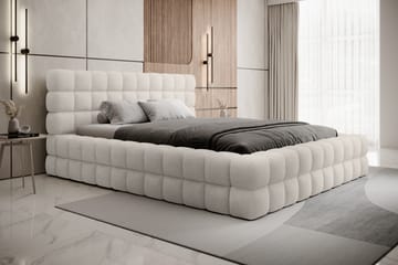 Sengeramme Dizzle 160x200 cm - Hvit - Møbler - Senger - Senger med oppbevaring