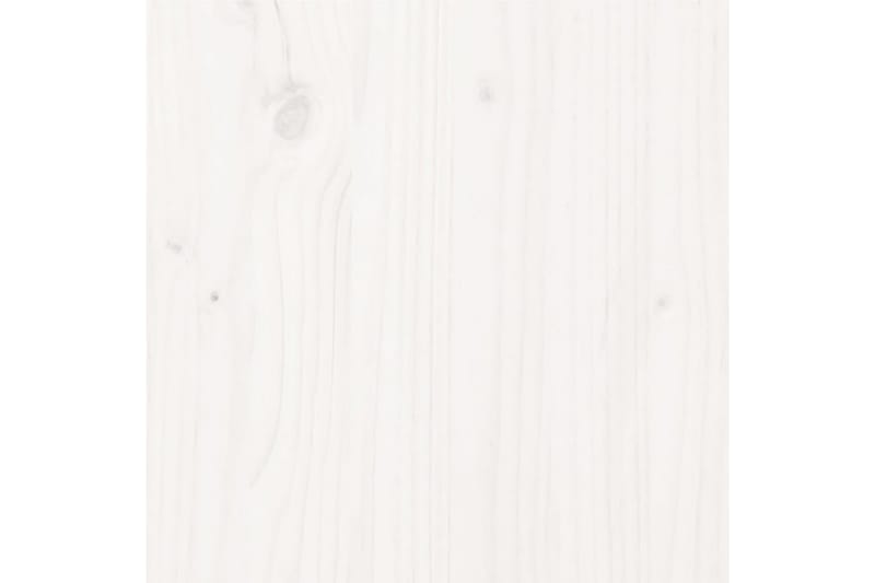 Sengeramme hvit heltre furu 100x200 cm - Hvit - Sengeramme & sengestamme