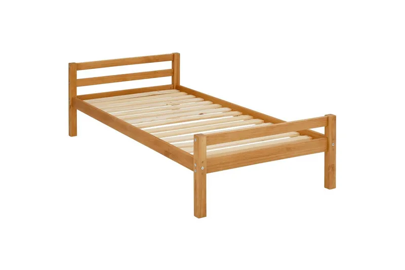 Sengeramme og sengekonstruksjon Loft24 Seng Alpi 90x200 cm Natur - Møbler - Senger - Sengeramme & sengestamme