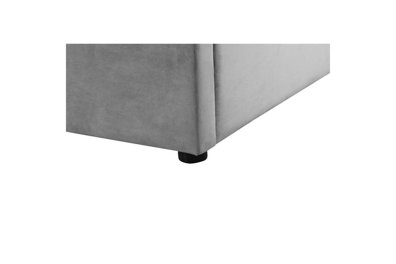 Sengeramme og sengestamme Loft24 Hamar sengeramme Grå 140x200 - Møbler - Senger - Sengeramme & sengestamme