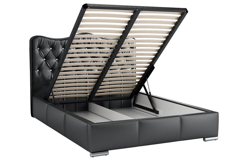 Aalbu Seng 140x200 - Hvit - Møbler - Senger - Sengeramme & sengestamme