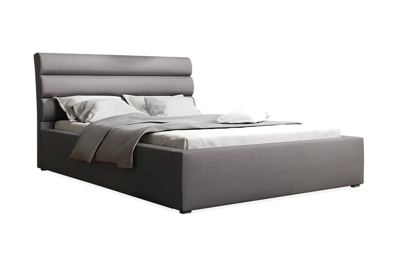 Adrianah Sengeramme 120x200 cm - Grå - Møbler - Senger - Sengeramme & sengestamme