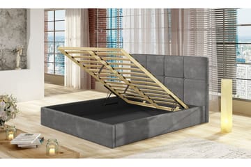 Allatessa Sengeramme 180x200 cm - Grå - Møbler - Senger - Sengeramme & sengestamme