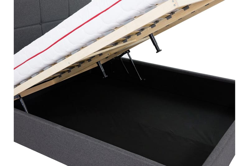 Allatessa Sengeramme 180x200 cm - Grå - Møbler - Senger - Sengeramme & sengestamme