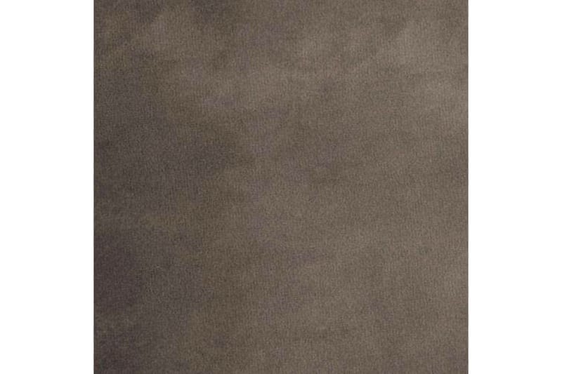 Almancil Sengeramme med Oppbevaring 120x200 cm i Fløyel med Fasthetsgrad Medium - Taupe - Møbler - Senger - Sengeramme & sengestamme
