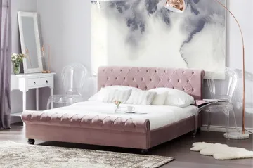 Avallon Dobbeltseng 180 | 200 cm - Rosa - Møbler - Senger - Sengeramme & sengestamme