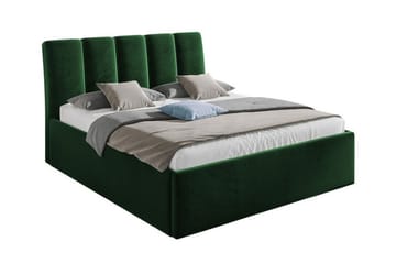 Aviemore Sengepakke med Oppbevaring 180x200 cm med Sengegavl + Overmadrass - Grønn - Møbler - Senger - Sengeramme & sengestamme