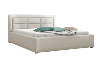 Axlunda Seng 200x200 cm - Hvit - Møbler - Senger - Sengeramme & sengestamme