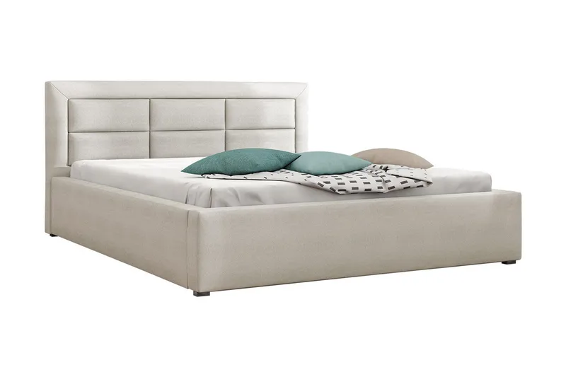 Axlunda Seng 200x200 cm - Hvit - Møbler - Senger - Sengeramme & sengestamme