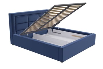 Axlunda Seng 200x200 cm Metallramme - Lysegrå - Møbler - Senger - Sengeramme & sengestamme