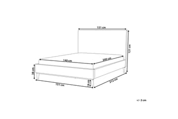 Bayonne Dobbeltseng 140 | 200 cm - Grønn - Møbler - Senger - Sengeramme & sengestamme
