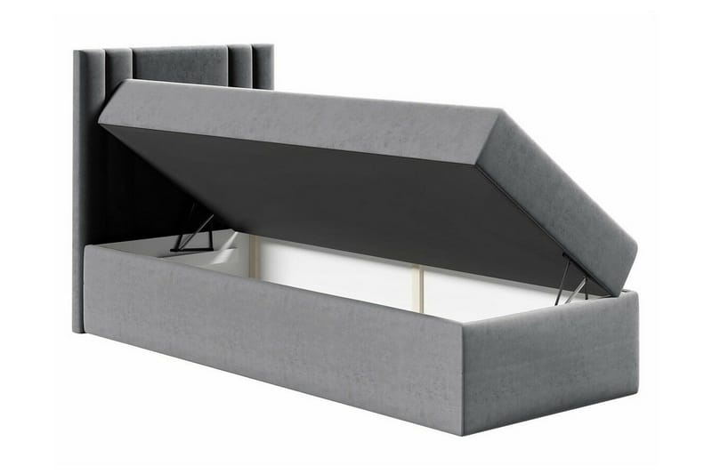 Betvallen Sengepakke 90x200 cm med Sengegavl + Overmadrass med Fasthetsgrad Medium - Terrakotta - Møbler - Senger - Sengeramme & sengestamme