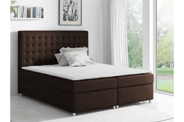 Boisdale Sengeramme 140x200 cm i Stoff med Fasthetsgrad Medium - Brun - Møbler - Senger - Sengeramme & sengestamme