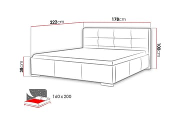 Boisdale Sengeramme 160x200 cm - Møbler - Senger - Sengeramme & sengestamme