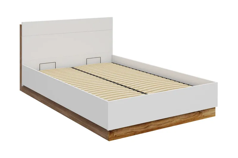 Dentro Seng 218x147x88 cm, Beige / Hvit