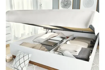 Dentro Seng 218x167x88 cm - Møbler - Senger - Sengeramme & sengestamme