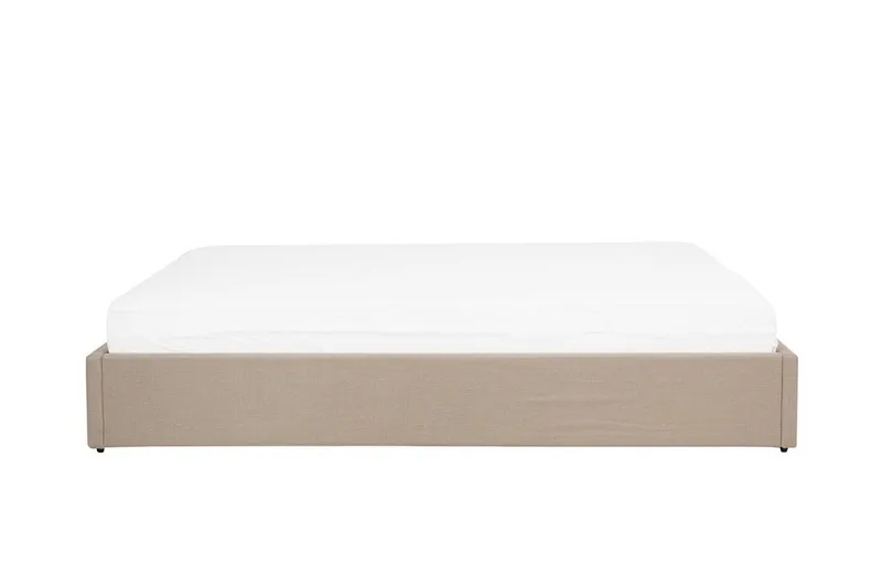 Dinan Sengeramme 160x200 cm i Stoff med Overmadrass, Beige