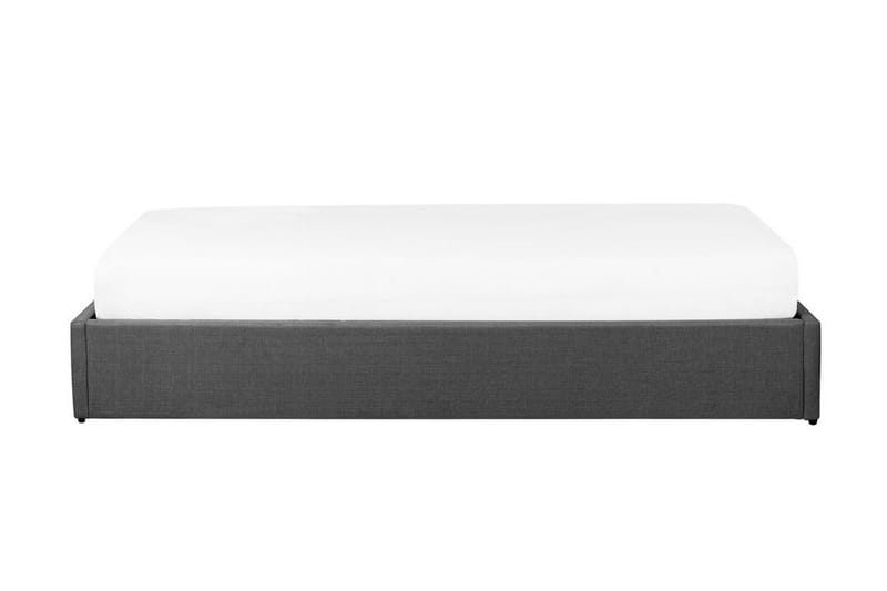 Dinan Sengeramme med Oppbevaring 90x200 cm i Stoff, Grå
