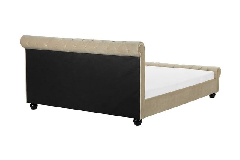 Dobbeltseng Avallon 160 | 200 cm - Beige - Sengeramme & sengestamme