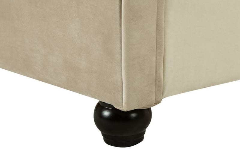 Dobbeltseng Avallon 160 | 200 cm - Beige - Sengeramme & sengestamme