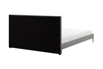 Dobbeltseng Darhult 160x200 cm - Grå - Møbler - Senger - Sengeramme & sengestamme
