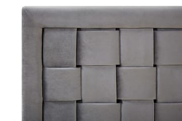 Dobbeltseng Darhult 160x200 cm - Grå - Møbler - Senger - Sengeramme & sengestamme