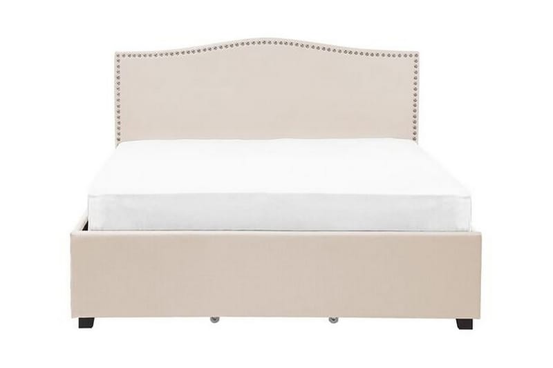 Dobbeltseng Montpellier 160 | 200 cm - Beige - Sengeramme & sengestamme