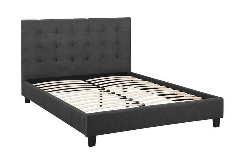 Dobbeltseng Rochelle 140 | 200 cm - Svart - Møbler - Senger - Sengeramme & sengestamme