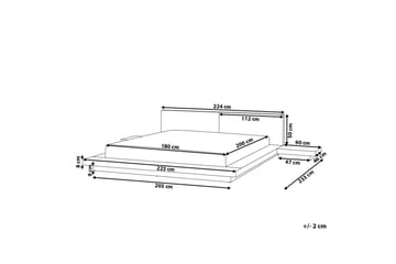 Dobbeltseng Zen 180 | 200 cm - Tre | Natur - Møbler - Senger - Sengeramme & sengestamme