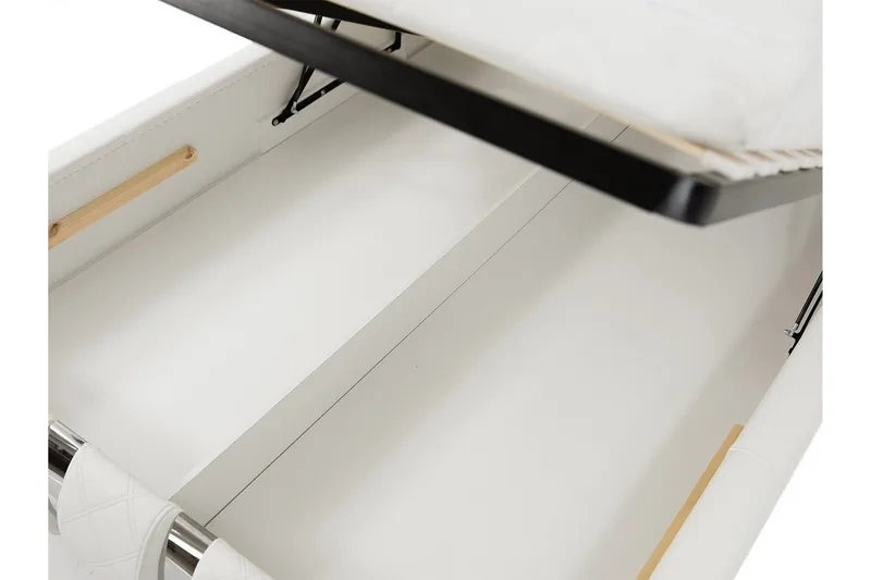 Dynir Sengeramme 160x200 cm - Hvit - Møbler - Senger - Sengeramme & sengestamme