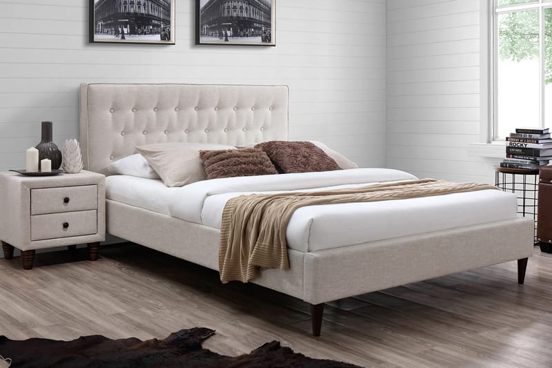 Emilia Seng 90x200 cm Lysebeige