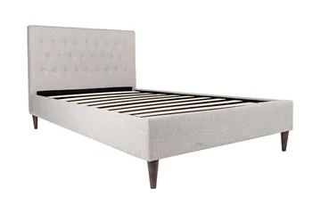 Emilia Seng 90x200 cm Lysebeige - Møbler - Senger - Sengeramme & sengestamme