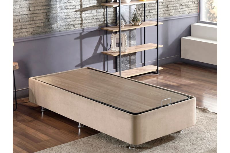 Endulanie Sengeramme 90x190 cm - Lysebrun - Møbler - Senger - Sengeramme & sengestamme