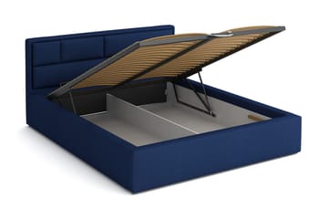 Falskog Seng 120x200 cm Metallramme - Svart - Møbler - Senger - Sengeramme & sengestamme